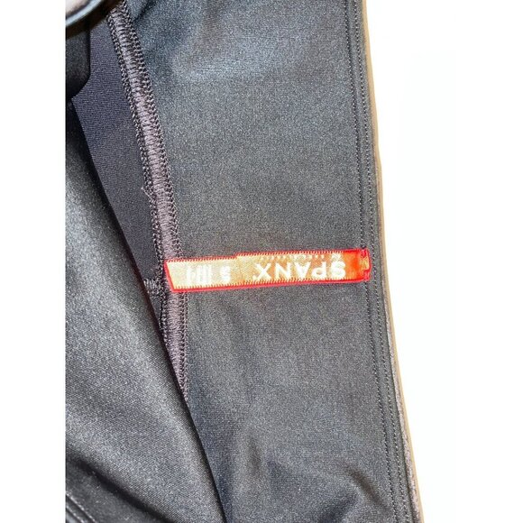 NWT Spanx Faux Leather Black Leggings Shaping High-Waist Size Small - Picture 7 of 12